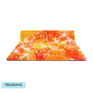 Aurelia Orange Gallery Yoga Mat - Kati Kaia